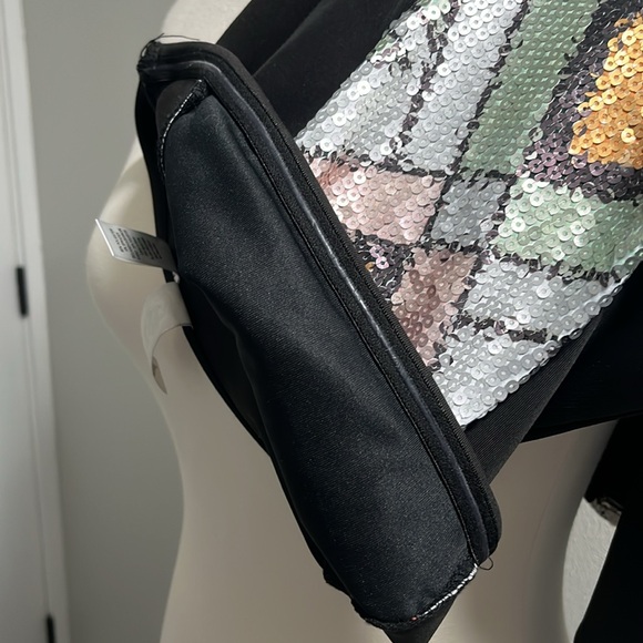 LSTR Strapless Aztec Print Strapless Sequin Bodycon Mini Dress - Picture 8 of 11